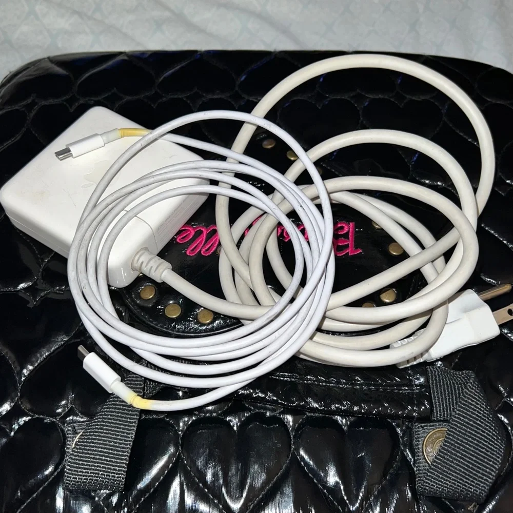 Betsey Johnson Betseyville Black Pleather Laptop Bag - Fits 15